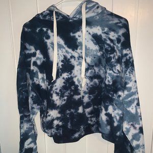 Blue Tye Dye Cropped Chemistry Hoodie